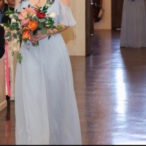 Light blue bridesmaid dress!